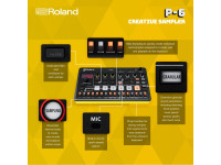 <b>Roland P-6 Creative Sampler Portátil 64-Patterns 20-Multi-FX microfone interno AIRA COMPACT</b> <b>Roland P-6 Creative Sampler Portátil 64-Patterns 20-Multi-FX microfone interno AIRA COMPACT</b>